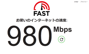 爆速回線を手に入れる前(fast.com測定)