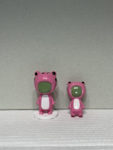 塗装を終えた自作フロッシュフィギュア